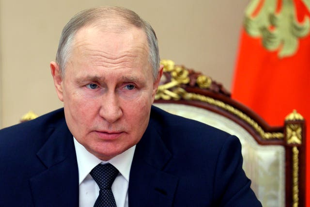 Russian president Vladimir Putin