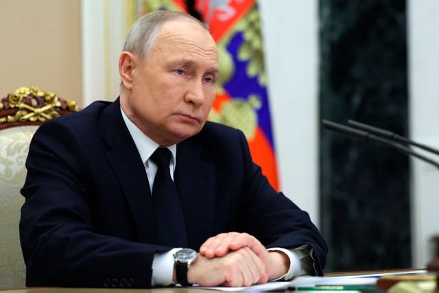 Russian president Vladimir Putin