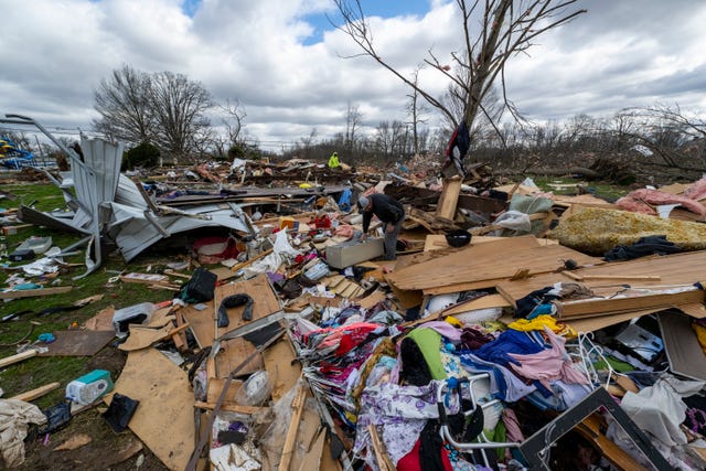 Tornado damage