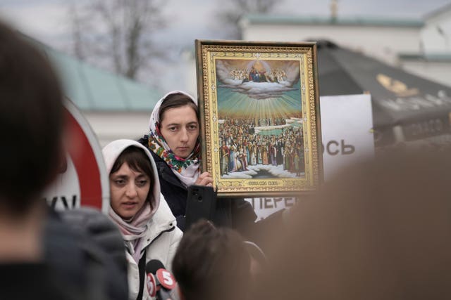 Russia Ukraine War Monastery