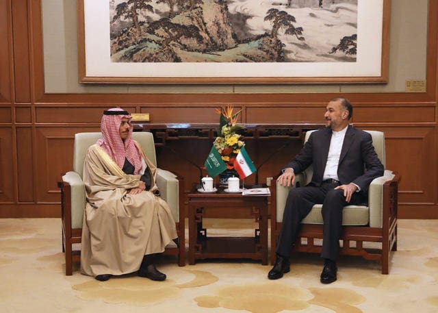 China Saudi Arabia Iran