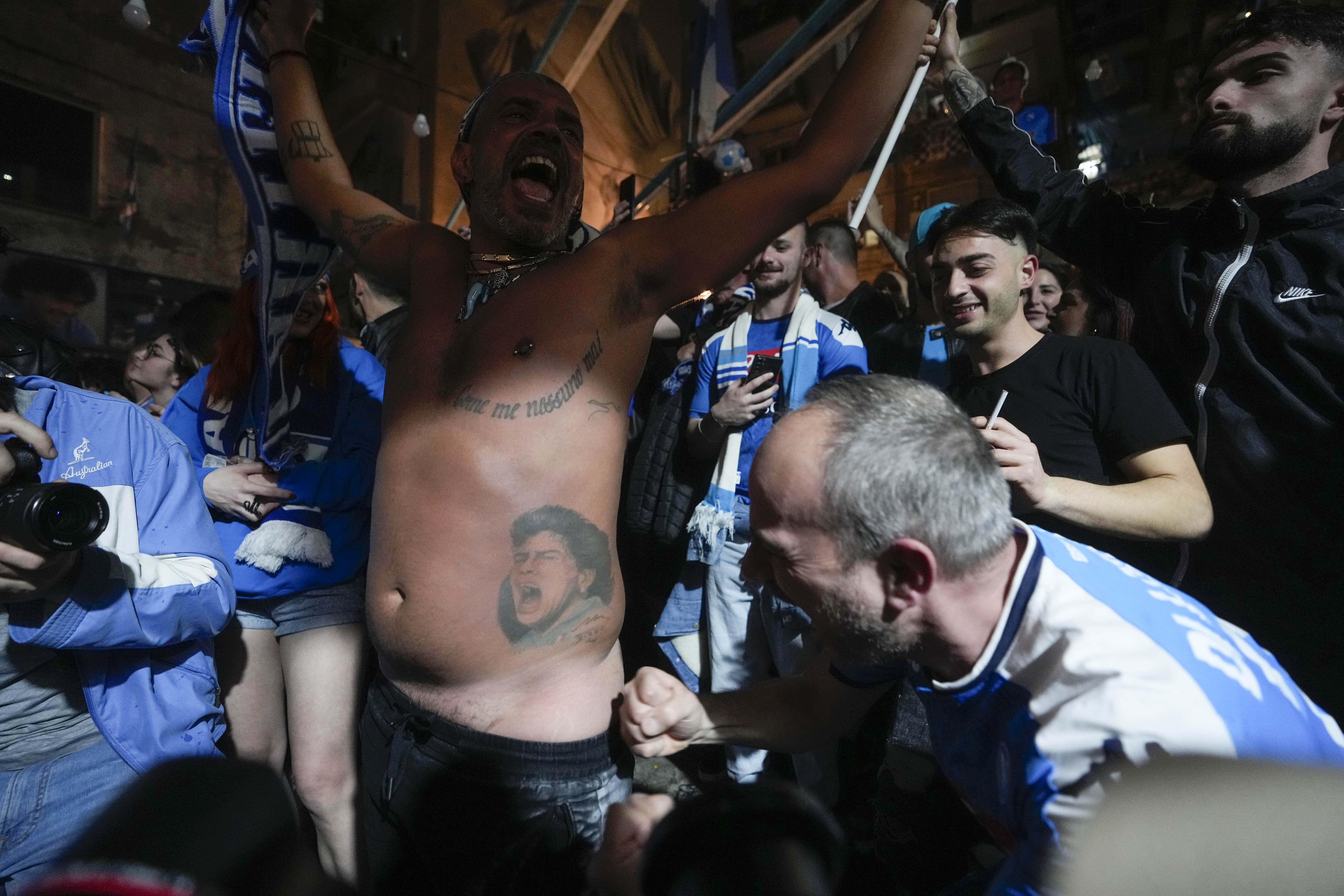 Maradona is a hero for Napoli fans