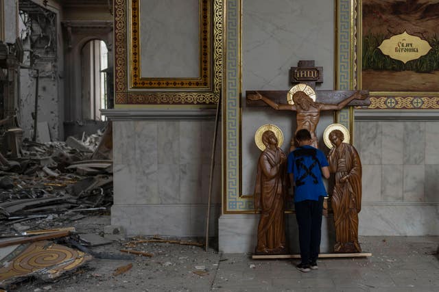 APTOPIX Russia Ukraine War Shattered Odesa