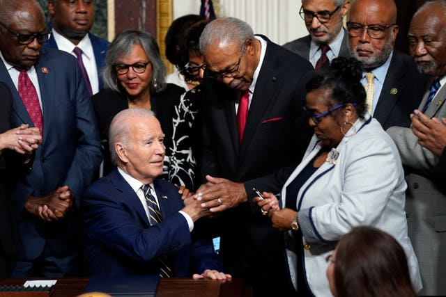 APTOPIX Biden Monument Emmett Till