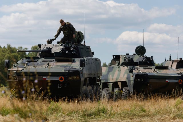 Poland Belarus Troops