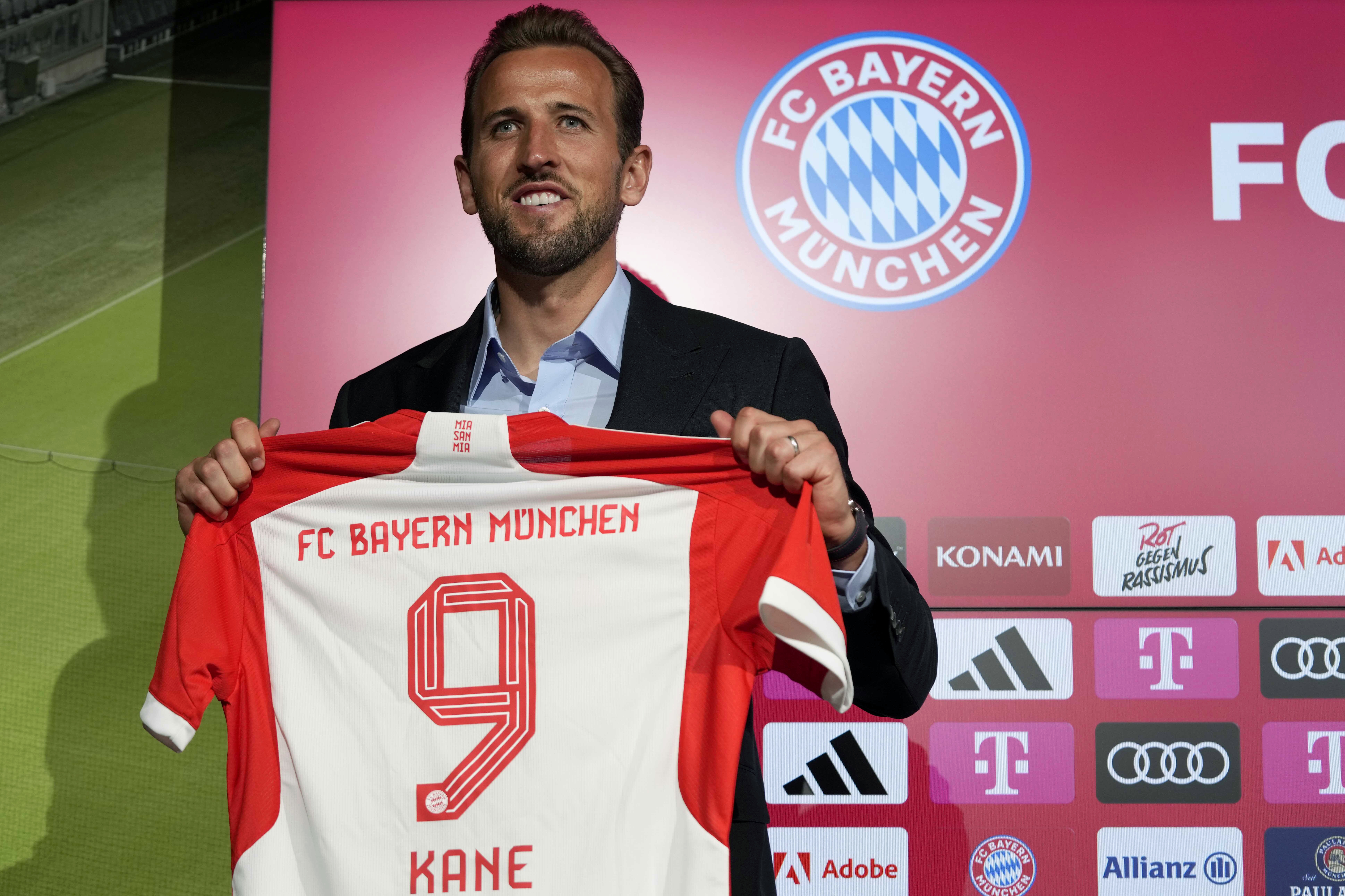 Kane was unveiled to the media on Sunday