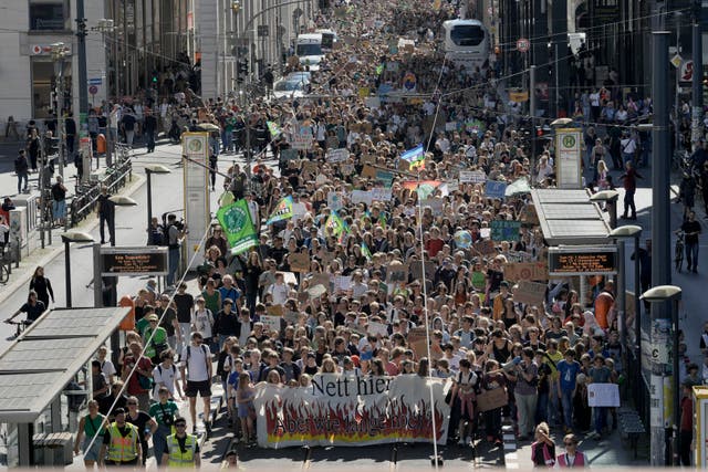 Germany Climate Global Protests