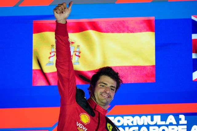 Sainz held on for a memorable victory