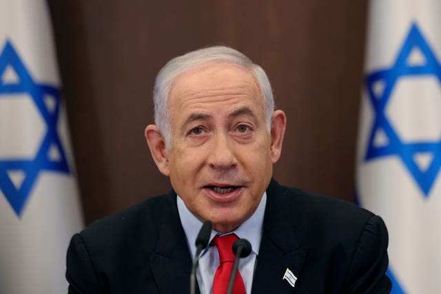 Israeli Prime Minister Benjamin Netanyahu