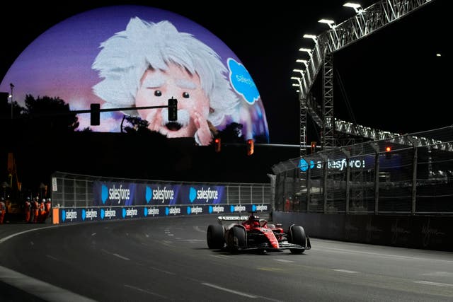 Charles Leclerc will start on pole position in Las Vegas