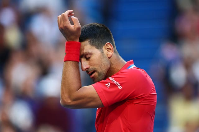 Djokovic was hindered by a wrist injury in his 6-4 6-4 defeat to Alex de Minaur in Perth