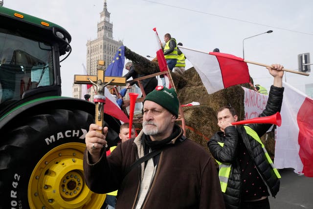 APTOPIX Poland Farmers Protest