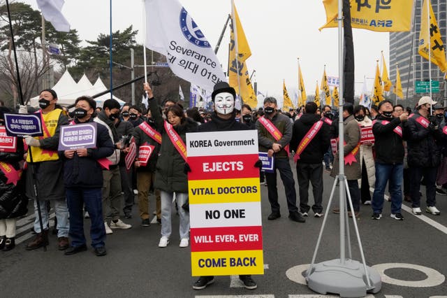 Doctors protest
