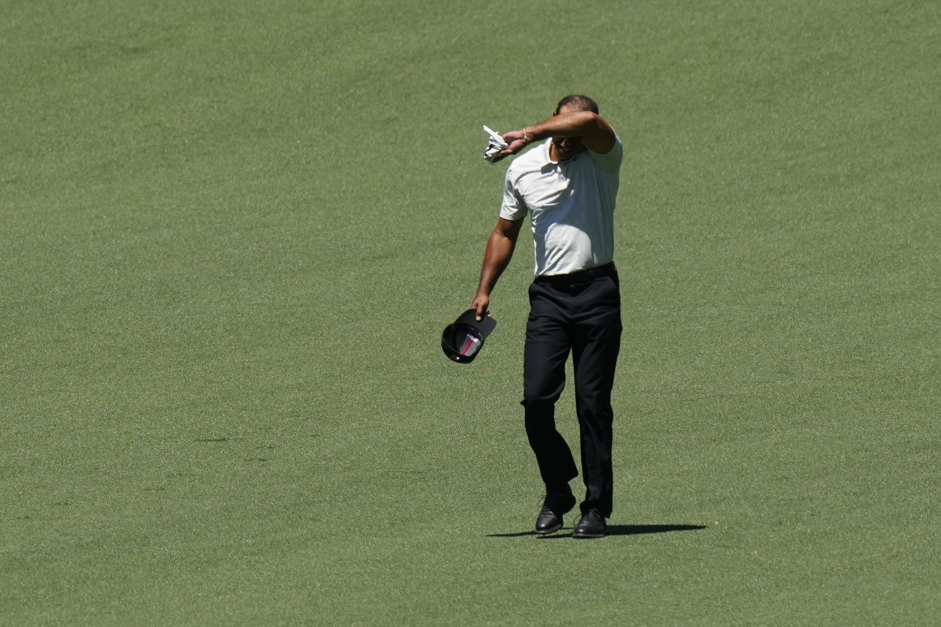 Tiger Woods struggled in his third round at Augusta 