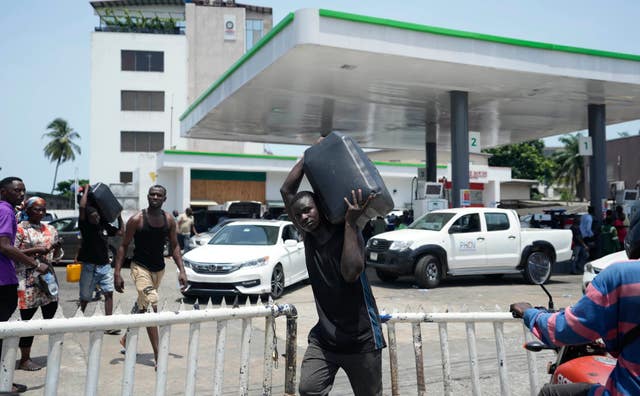 Petrol station in Lagos