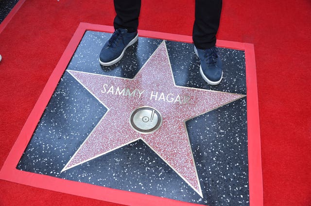 Sammy Hagar Honored With a Star on the Hollywood Walk of Fame