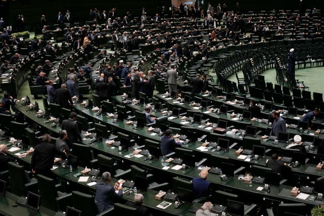 The Iranian parliament in Tehran