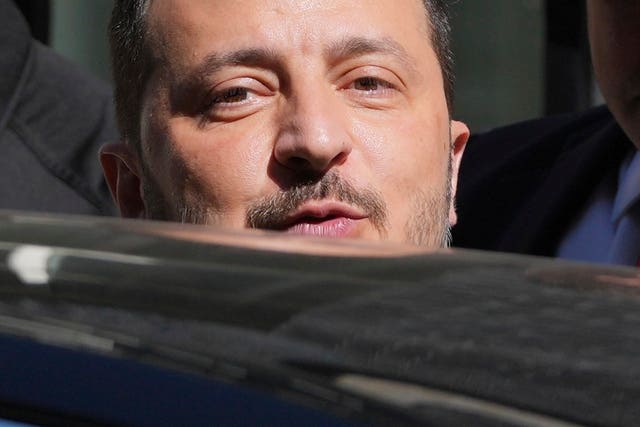 Mr Zelensky leaves Downing Street