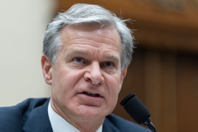 FBI director Christopher Wray