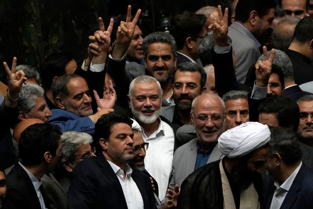 Iran President Palestinians