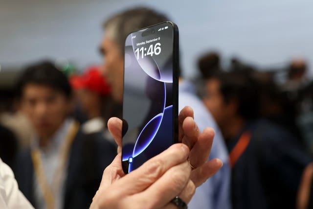 An iPhone