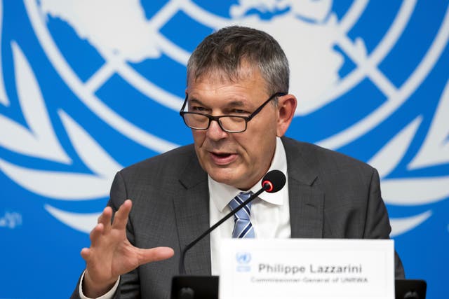 Philippe Lazzarini, Commissioner General of UNRWA