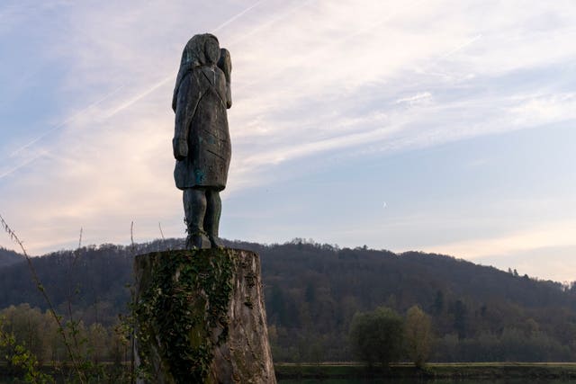 Slovenia Melania’s Statue