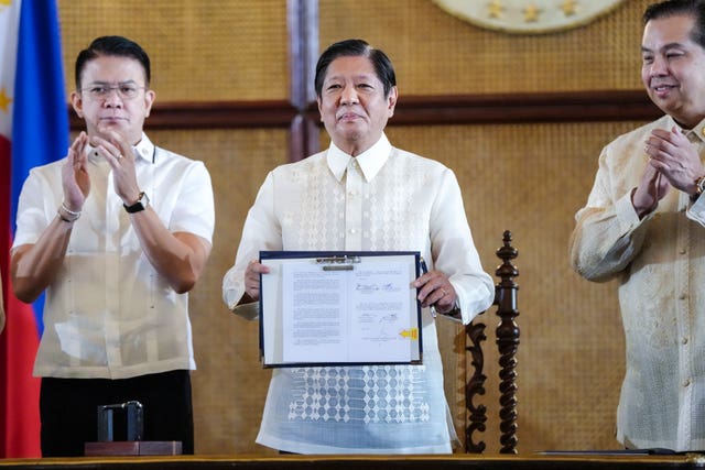 Philippine President Ferdinand Marcos Jr