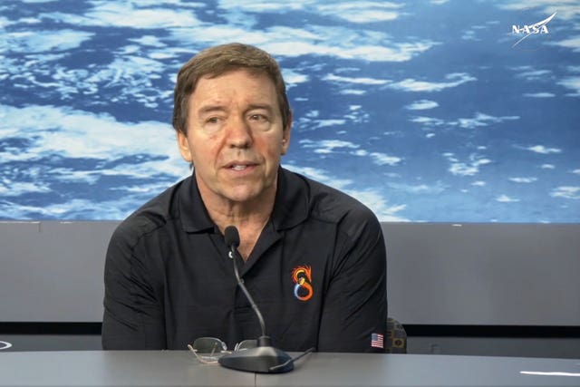 Michael Barratt speaks during a news conference