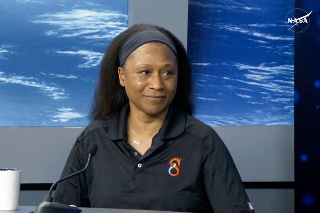 Jeanette Epps takes part in a news conference
