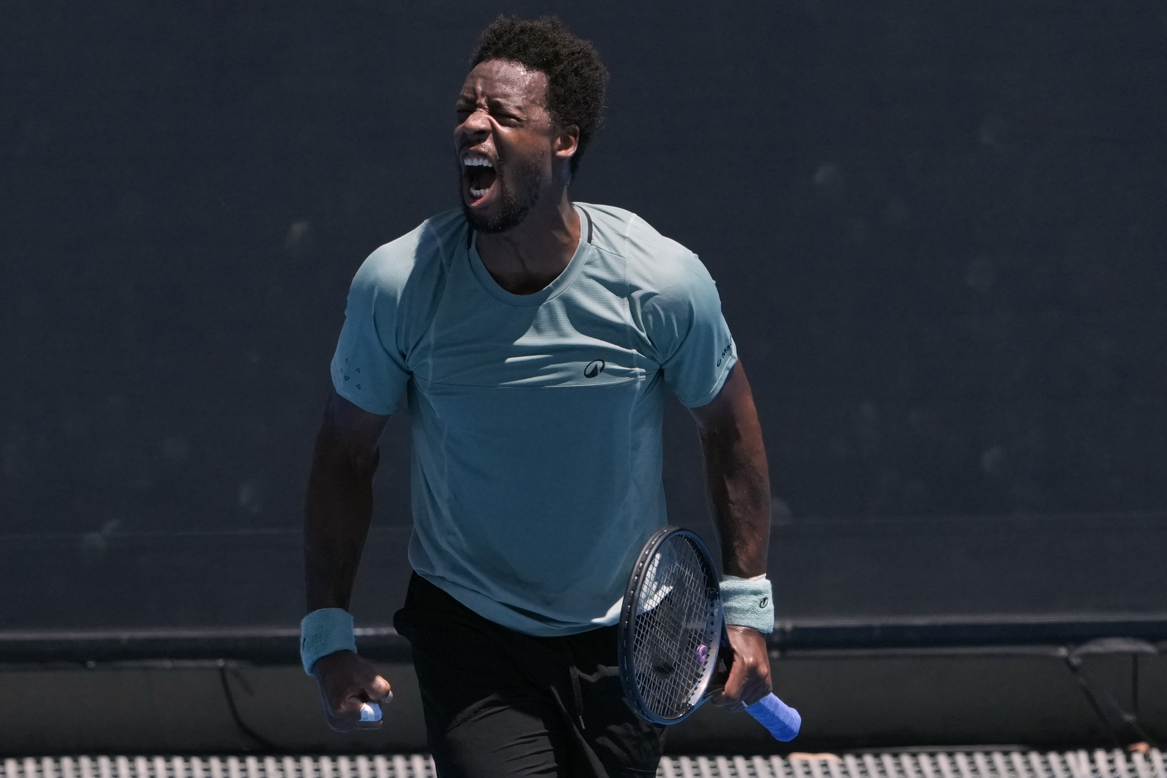 Gael Monfils roars