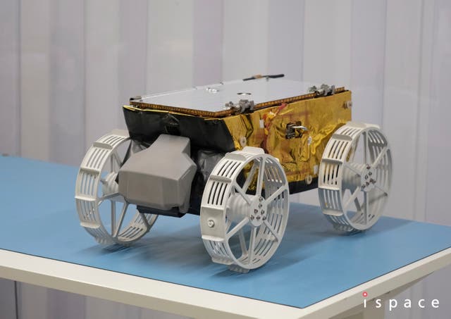 This photo provided by ispace in January 2025 shows the company’s Micro Rove