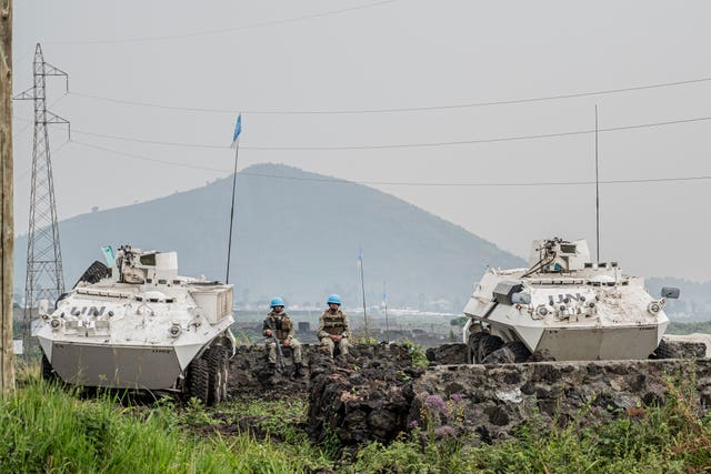 UN troops deploy outside Goma, DR of Congo