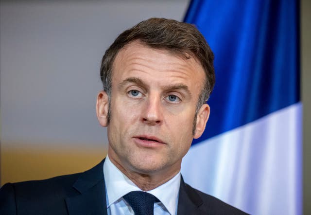 President of France Emmanuel Macron