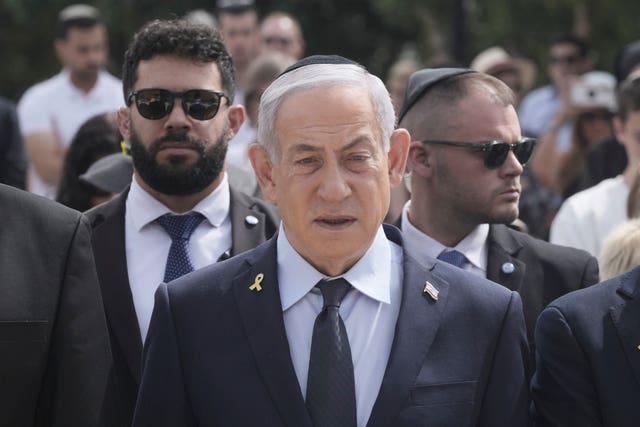 Israeli Prime Minister Benjamin Netanyahu