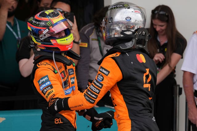 Piastri and Norris