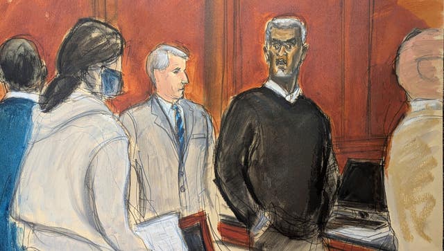 Court sketch of Sean ‘Diddy’ Combs
