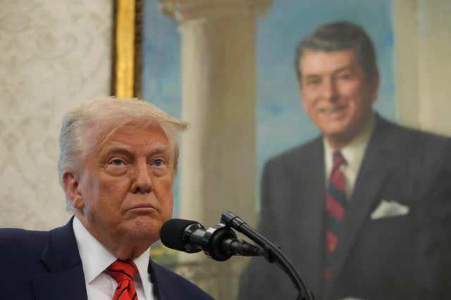 US president Donald Trump