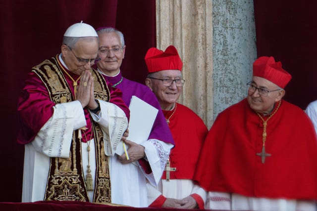 The new Pope at the Vatican