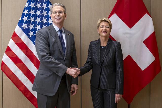 US minister and Swiss President
