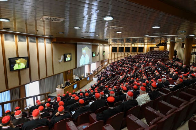 The Pope addresses Cardinals