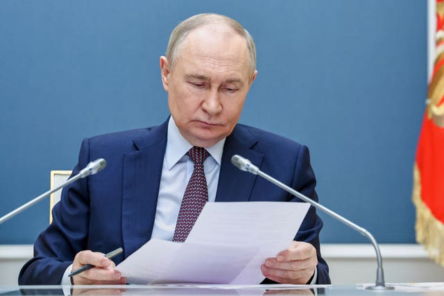 Russian President Vladimir Putin