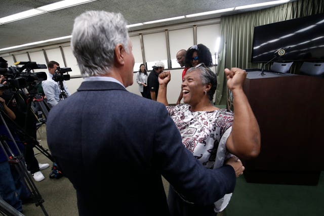 The mother of Tiffany Slaton, Fredrina, reacted to her daughter being found in the High Sierra