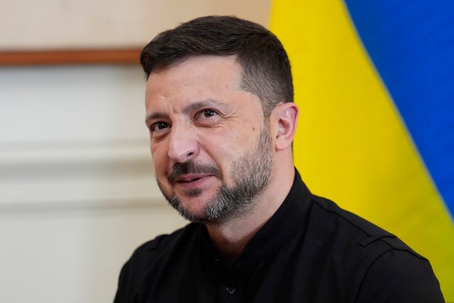 The Ukrainian leader