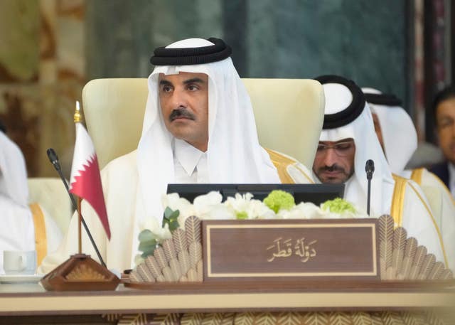 The Emir of Qatar Sheikh Tamim bin Hamad Al Thani