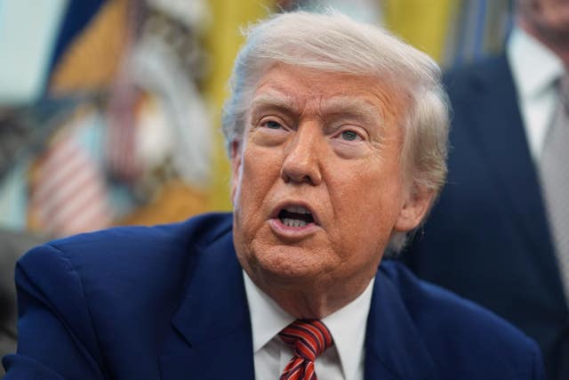 US president Donald Trump