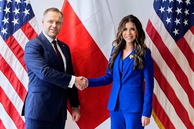 Poland US Noem