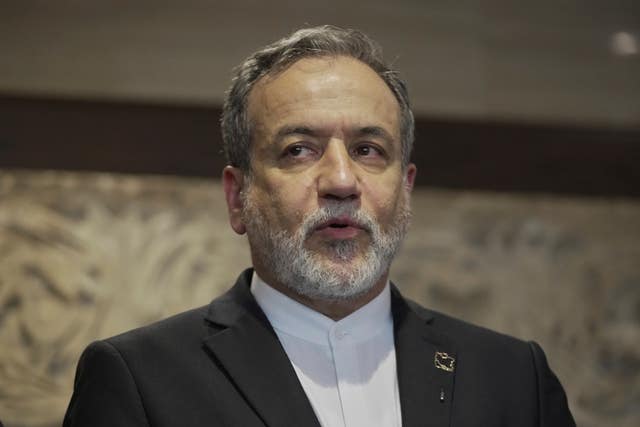 Iran’s foreign minister Abbas Araghchi