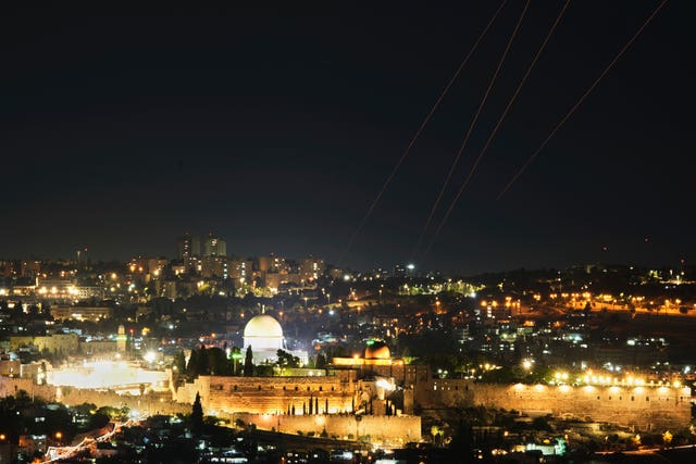 Jerusalem at night