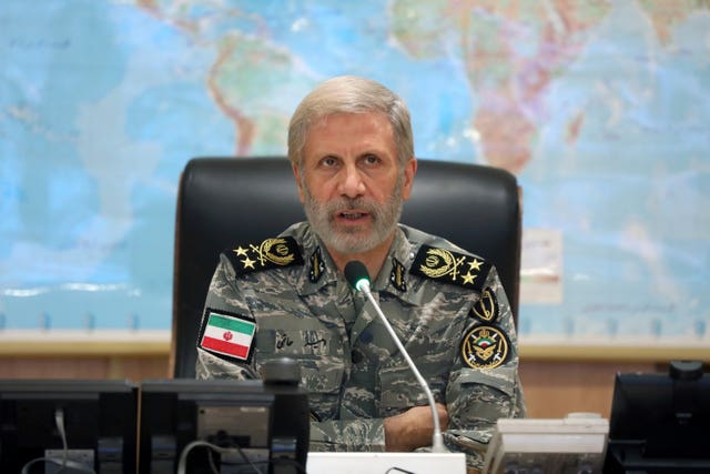 Iran’s army commander-in-chief Gen. Amir Hatami
